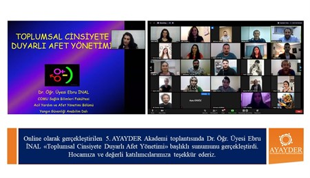 5. AYAYDER Akademi Toplantısı Gerçekleştirildi